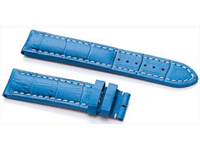 Blue Crocodlie Leather Watch Strap for Breitling Watch Straps